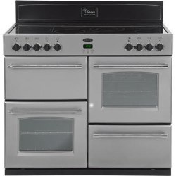 Belling Classic 1100E 110cm Electric Range Cooker in Silver - 444440398