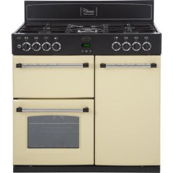 Belling Classic 900DFT 90cm Dual Fuel Range Cooker in Cream - 444440380
