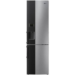 LG Two-tone Black & Steel Freestanding Fridge Freezer with Water Dispenser - While Stocks Last - GB7143A2PW1
