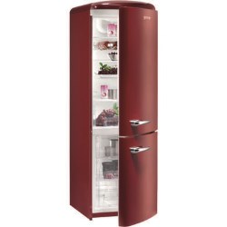 Gorenje Retro Style Metallic Bordeaux Freestanding Fridge Freezer - RK60359OR