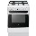 Indesit 60cm Single Oven Gas Cooker With Ceramic Hob in White