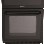 Hotpoint 50cm Twin Cavity Gas Cooker in Black