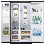 Samsung H-series Side By Side Fridge Freezer with Ice & Water Dispenser in Black