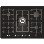 Neff Series 3 70cm Gas-on-glass Hob with Facetted Front in Black glass