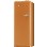 Smeg 50s Style Orange Left Hand Hinge Freestanding Fridge with Ice Box