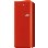 Smeg 50s Style Red Left Hand Hinge Freestanding Fridge with Ice Box