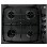 Indesit PIM640ASBK 60cm 4 Burner Gas Hob in Black