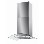 Baumatic Curved Glass 60cm Chimney Hood in Stainless steel and glass
