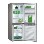 Baumatic Freestanding Fridge Freezer with Mirror Glass Doors