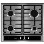 Neff Series 2 60cm 4 Burner Gas Hob with FSD