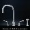 Perrin and Rowe Contemporary Collection Titan Three Hole Mixer Tap With Rinse Option 