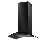Baumatic BT7.3BGL Curved Glass 70 cm Chimney Hood in Black