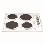 CDA Four Zone Electric Hob in White