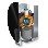 Elica Space EDS3 78cm Chimney Hood in Black Glass