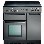 Rangemaster Toledo Ceramic 90cm Electric Range Cooker in Gunmetal
