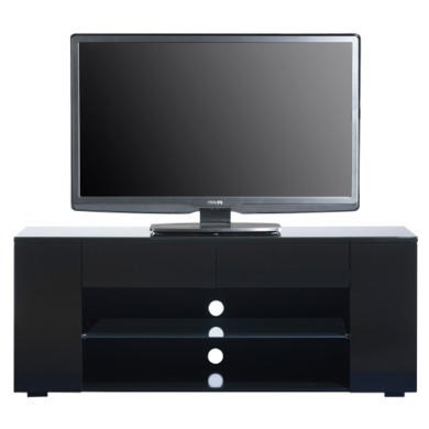 Ateca Luxe 1500 Black TV Stand - Up to 56 Inch