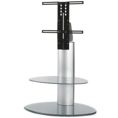 Off The Wall Motion Silver TV Stand - Up To 52