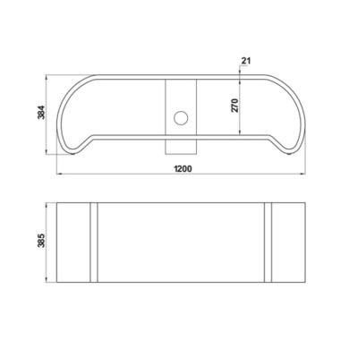 Vivanco Taku TV Stand - Up to 50 Inch