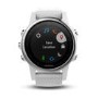 Garmin Fenix 5S 42mm - Silver with Carrara White Band