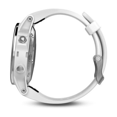 Garmin Fenix 5S 42mm - Silver with Carrara White Band