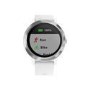Garmin Vivoactive 3 - Stainless Steel with White Silicone Band