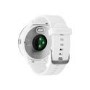 Garmin Vivoactive 3 - Stainless Steel with White Silicone Band