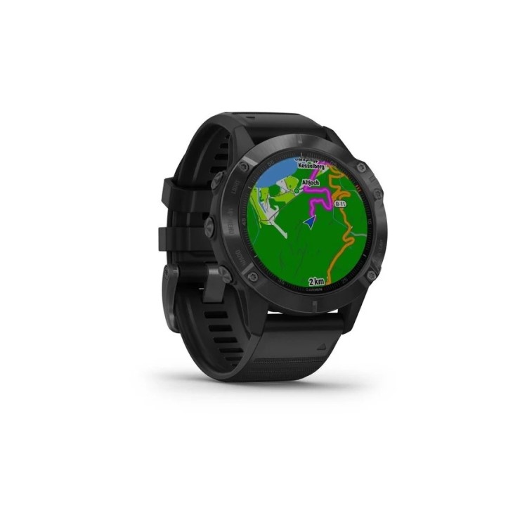 Garmin Fenix 6 Pro 47mm - Black with Black Band