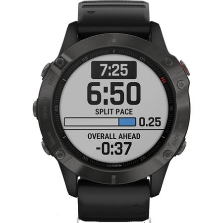 Garmin Fenix 6 Sapphire 47mm Carbon Grey with Black Band