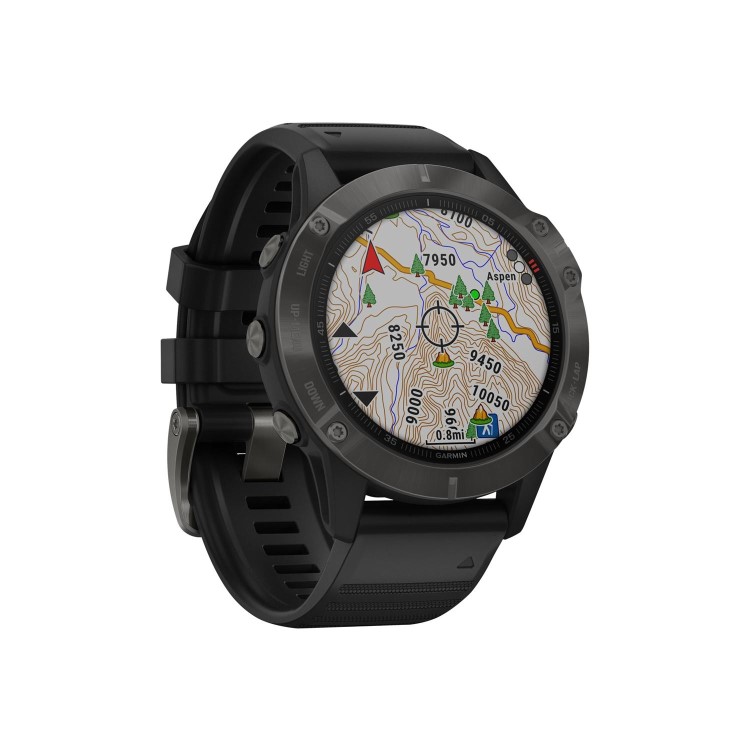 Garmin Fenix 6 Sapphire 47mm Carbon Grey with Black Band