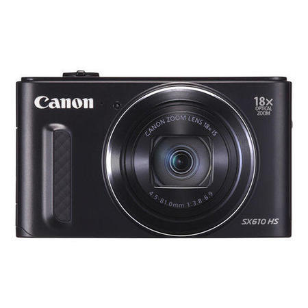 Canon PowerShot SX610 HS Black Camera Kit inc 16GB SDHC Class 10 Card & Case