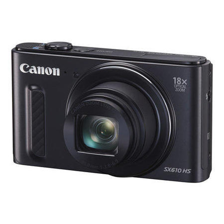 Canon PowerShot SX610 HS Black Camera Kit inc 16GB SDHC Class 10 Card & Case