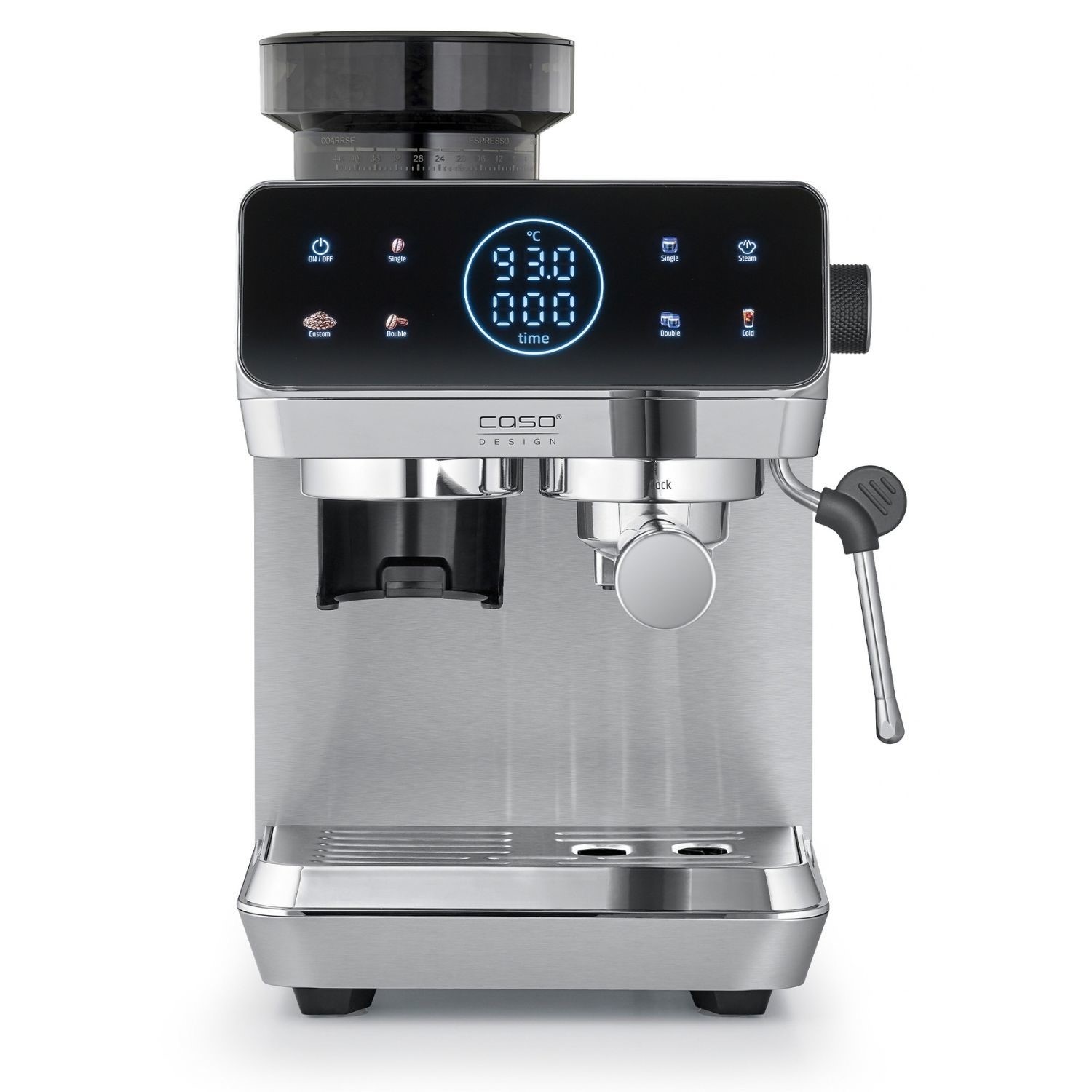 Caso Espresso Gourmet & Grind Coffee Machine 1826 - Black
