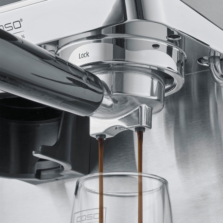 Caso Espresso Gourmet & Grind Coffee Machine 1826 - Black