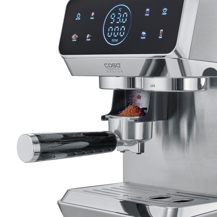 Caso Espresso Gourmet & Grind Coffee Machine 1826 - Black