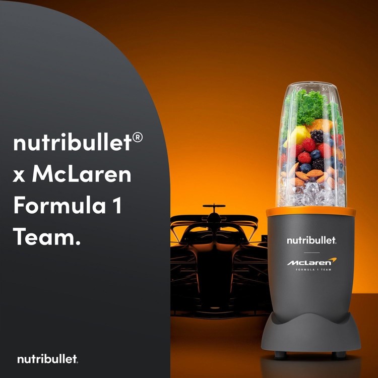 Nutribullet 02775 McLaren Portable Blender with USB Rechargeable Battery - Grey