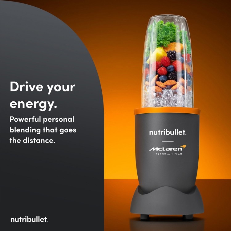 Nutribullet 02775 McLaren Portable Blender with USB Rechargeable Battery - Grey