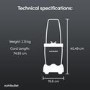 Nutribullet 02775 McLaren Portable Blender with USB Rechargeable Battery - Grey