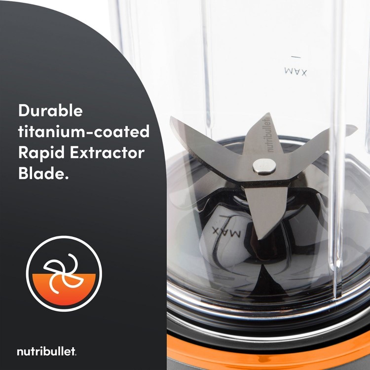 Nutribullet 02776 McLaren Portable Blender with Rechargeable Battery - Grey