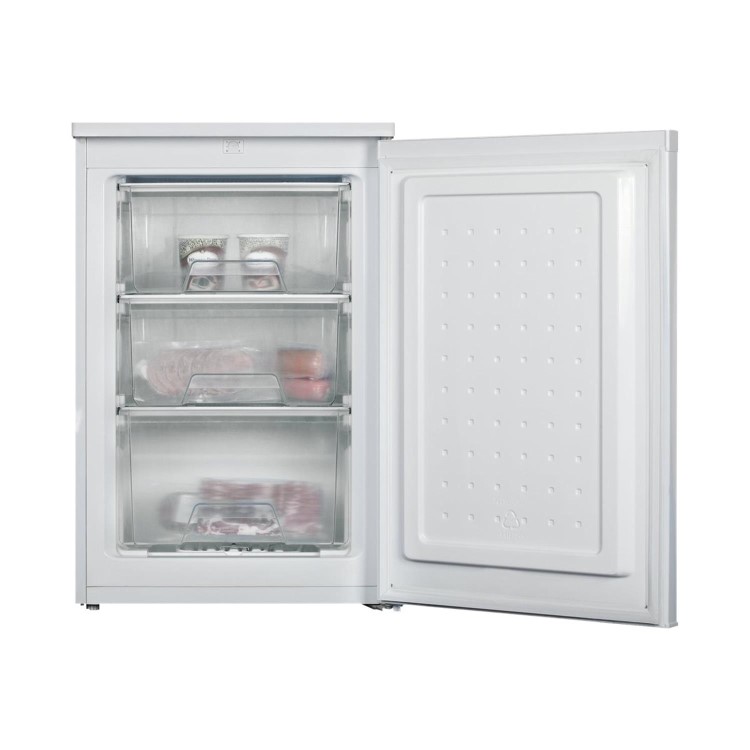 Refurbished Bush M5585UCFR Freestanding 86 Litre Undercounter Freezer White