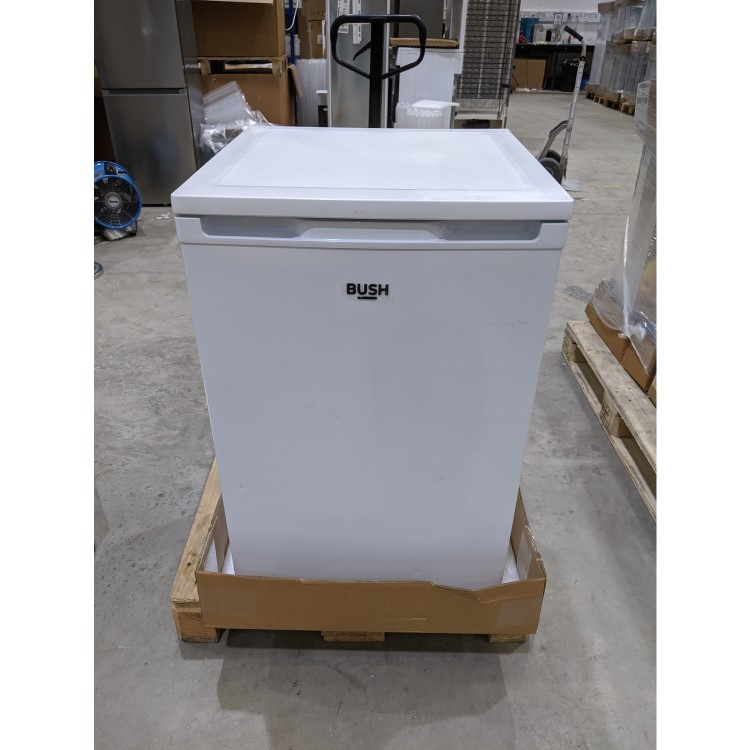 Refurbished Bush M5585UCFR Freestanding 86 Litre Undercounter Freezer White