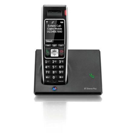 BT Diverse 7410 Plus Cordless Telephone - Single
