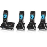 BT 6500 Cordless Telephone with Answer Machine - Quad