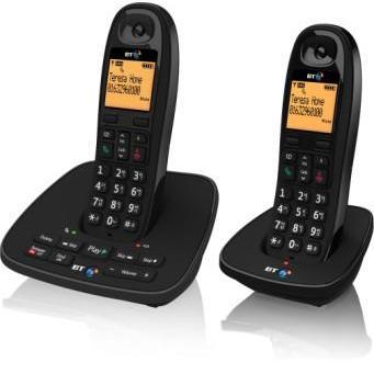 BT 1500 Cordless Telephone with Answer Machine - Twin
