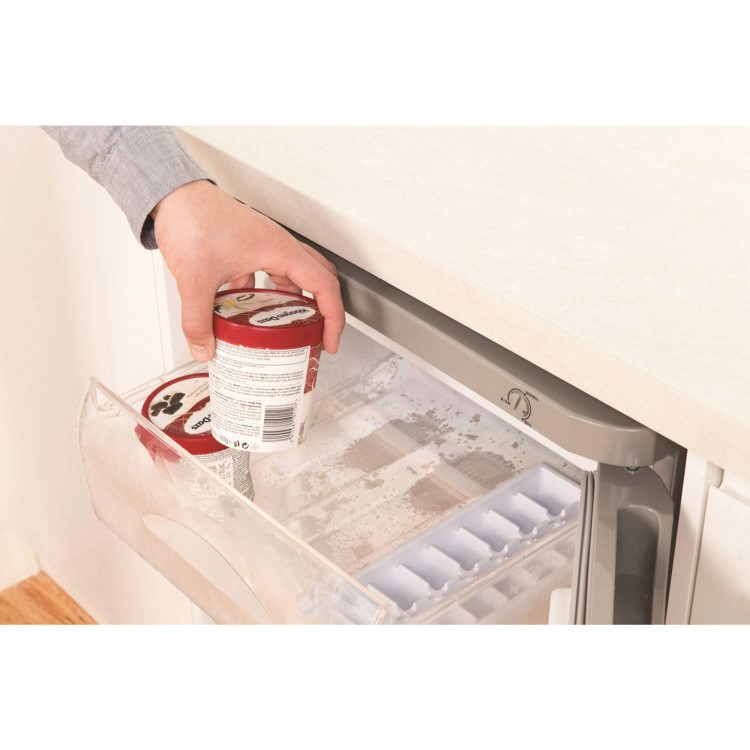 Indesit TZAA10S 78 Litre Freestanding Under Counter Freezer 55cm Wide - Silver