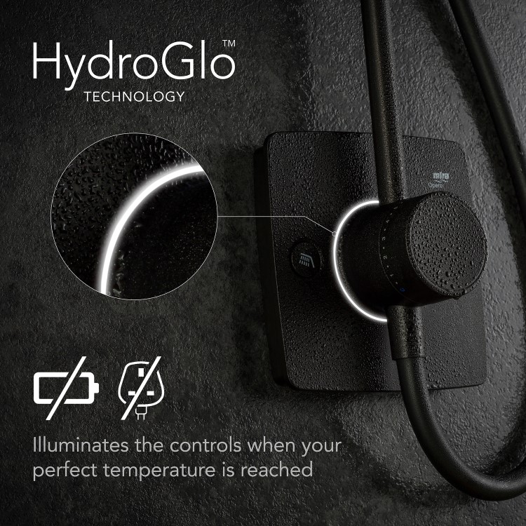 Mira Opero Dual Black Thermostatic Mixer Shower