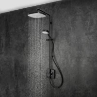 Mira Opero Dual Black Thermostatic Mixer Shower