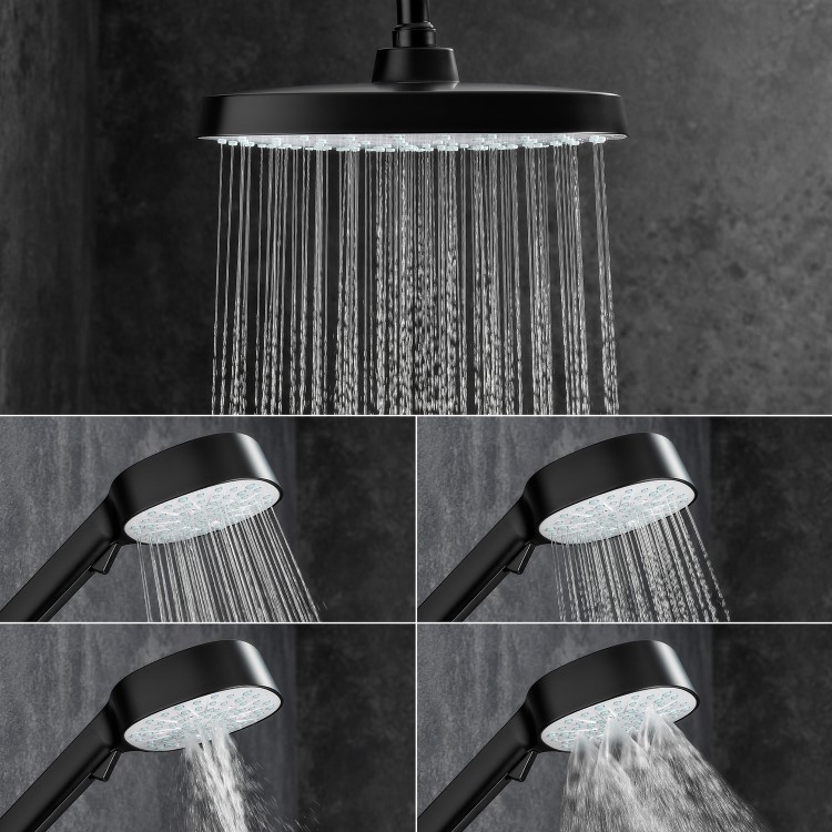 Mira Opero Dual Black Thermostatic Mixer Shower