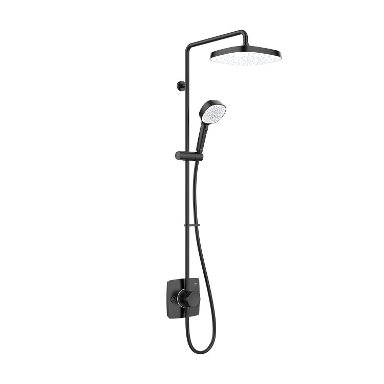 Mira Opero Dual Black Thermostatic Mixer Shower