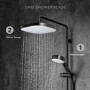 Mira Opero Dual Black Thermostatic Mixer Shower