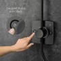 Mira Opero Dual Black Thermostatic Mixer Shower